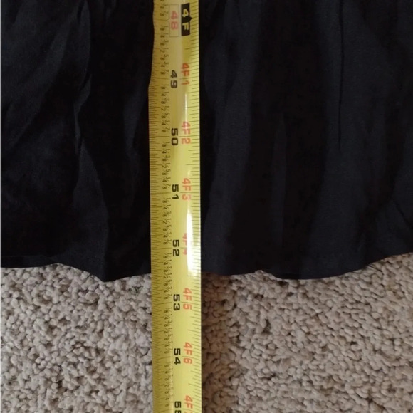 - Black Boheme Maxi Dress Adjustable Spaghetti Straps Lace Detail Size L - Picture 11 of 11